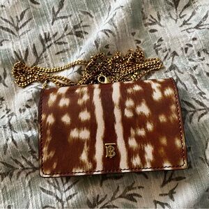 Burberry chain card holder